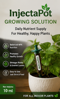 InjectaPot Growing Solution | Indoor Plant Nutrient Feeder