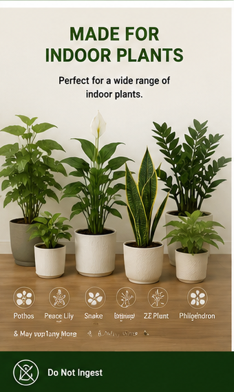 InjectaPot Growing Solution | Indoor Plant Nutrient Feeder