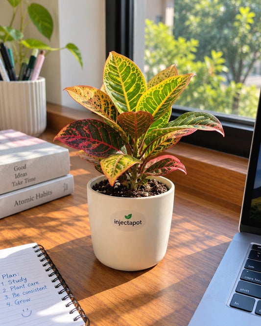 Croton Petra – Colorful Variegated Indoor Plant | Injectapot